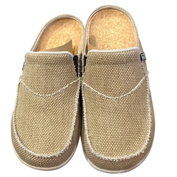 Spenco Siesta Women's Tan Canvas Slide Casual Shoe Size 10 Comfort Mule NEW Boho - Picture 2 of 7